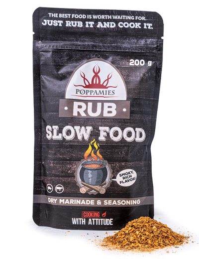 Poppamies Slow Food RUB Mausteseos 200g - Krydder - 6430034012627 - 1