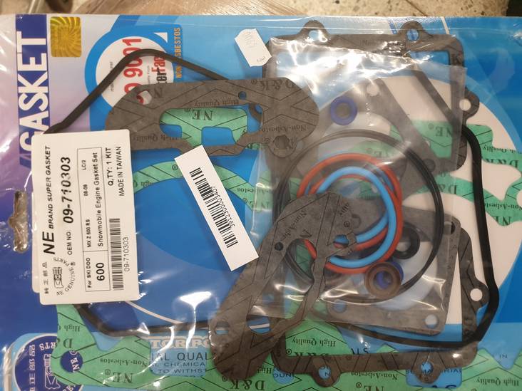 Rotax yläpään tiivistesarja 600 - Kelkka ja atv muut moottorin osat - 3912300003407 - 1