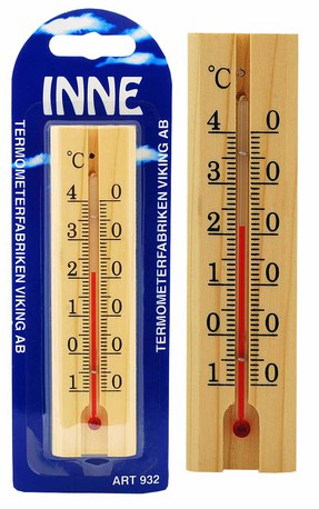 Innendørs termometer tre 155mm - Innendørstermometre - 7316040009327 - 1
