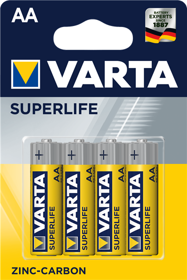 Varta AA paristo Superlife, 4pack - Paristot - 4008496556267 - 1