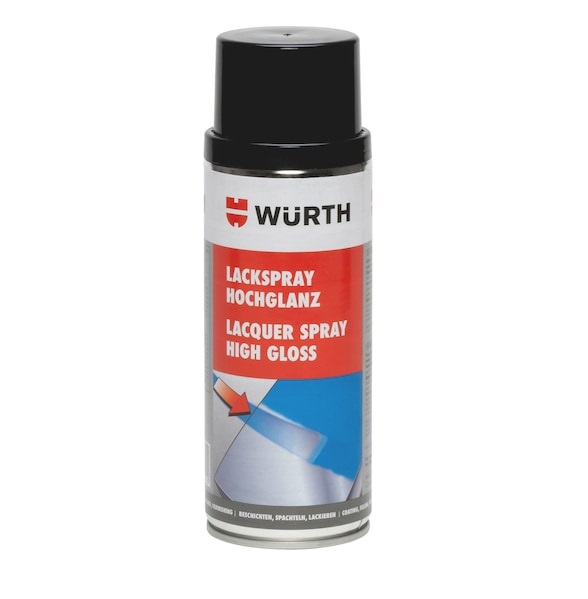 Wurth spraymaali musta 400ml - Spraymaalit - 4045989618217 - 1