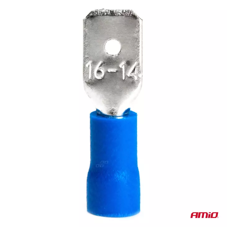 Gulvkontakt 6,3mm hann 2,5mm² - Bilkontakter og elektriske ledninger - 5903293030707 - 1