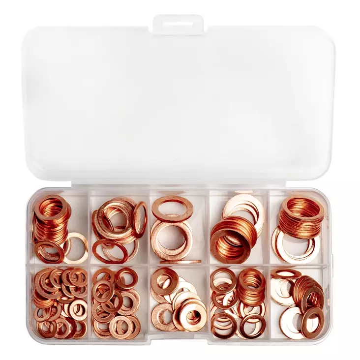 Kobberskiver 200 stk - Andre biltilbehør - 5903293031087 - 1