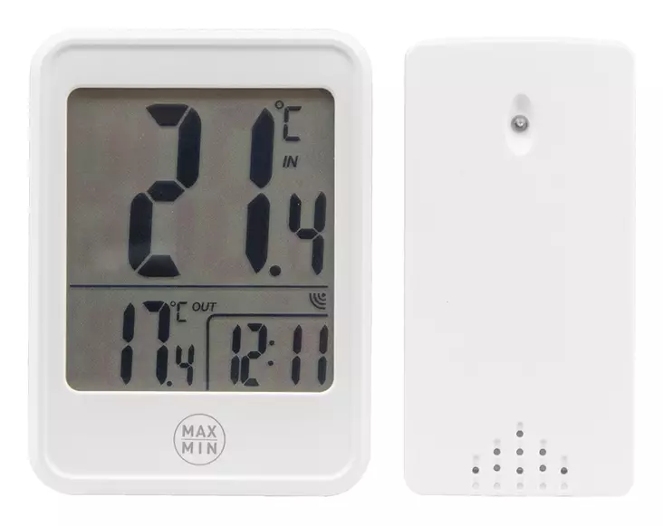 Langaton lämpömittari sisään ja ulos - Utvetermometre - 7316040020407 - 1