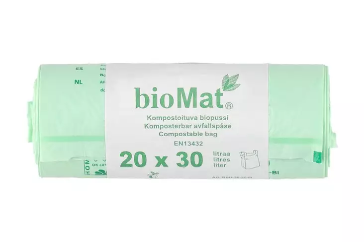 Biomat Bio Roskapussi sangallinen 20kpl - Andre rengjøringsverktøy - 9007730002527 - 1