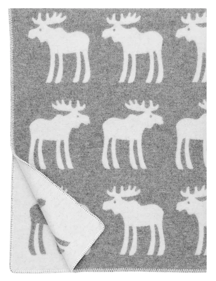 Lapuan Kankurit Hirvi Huopa 100% villaa - Torkkupeitot ja villahuovat - 6417695712547 - 1