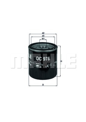 Oljenfilter OC976 - Biloljefiltre - 4009026729557 - 1
