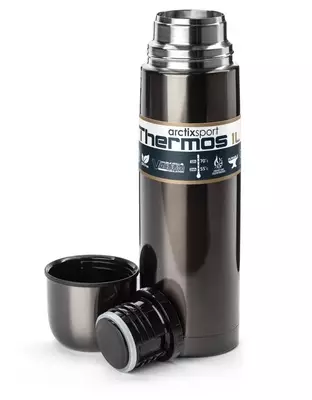 Termospullo 1l terästä - Termoser - 4741555038327 - 1