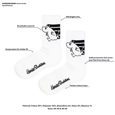 Hattivatti Urheilusukat Miehet - Miesten alusvaatteet ja sukat - 729927204178 - 2