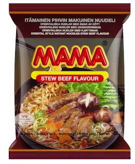 Mama Nuudeli Naudanlihan maku 60g - Pastat, riisit ja nuudelit - 8850987141508 - 1