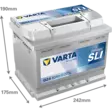 Käynnistysakku 60Ah Varta D24 - Auton akut - 4016987167588 - 2