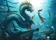 Palapeli Enchanted Depths Dragon Mermaid - 1000 brikkers puslespill - 4005555014348 - 2