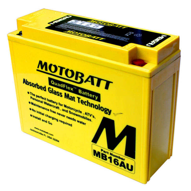 AGM batteri MB16AU - Snøscooter- og atv-batterier - 6947312400118 - 1