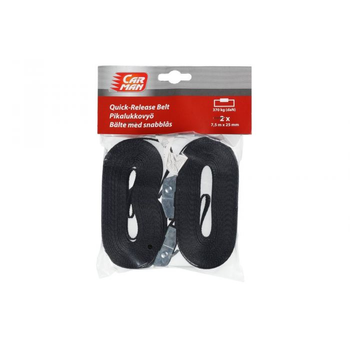 Carman hurtigspenne belte 2 stk - Lastesikring - 6410412840448 - 1
