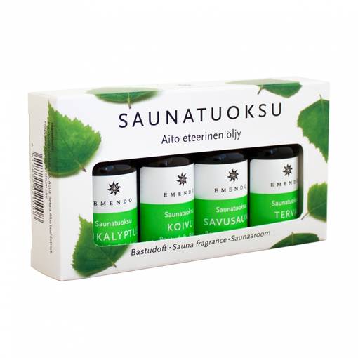 Saunasarja 4x10ml Emendo - Löylytuoksut ja-tuotteet - 6417892021008 - 1