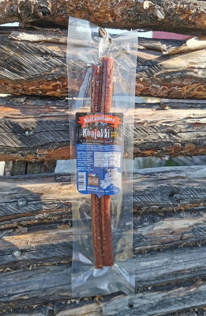 Näätämöläinen Konjakki Poropätkä 50g - Näätämöläinen kestomakkarat - 6430065850038 - 1