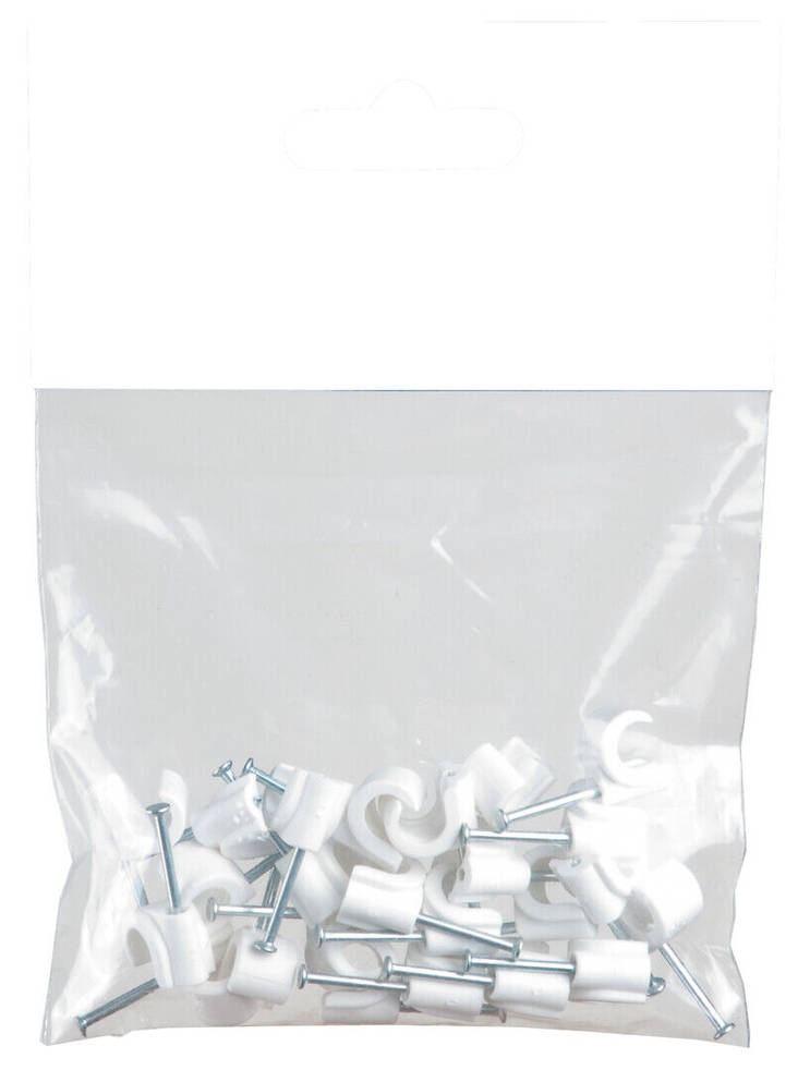 Nail-feste 8-12 mm 25stk/pakke - Elektriske kabelklemmer - 6435200173478 - 1