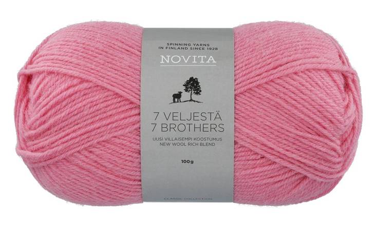 Lanka 7 Veljestä 100g Novita - Novita 7 Veljestä langat - 6412618202808 - 1
