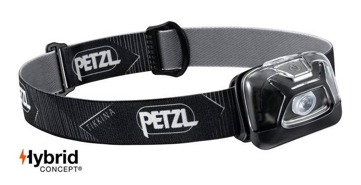 Otsalamppu Petzl TIKKINA 250lm Black - Taskulamput ja otsavalot - 3342540827738 - 1