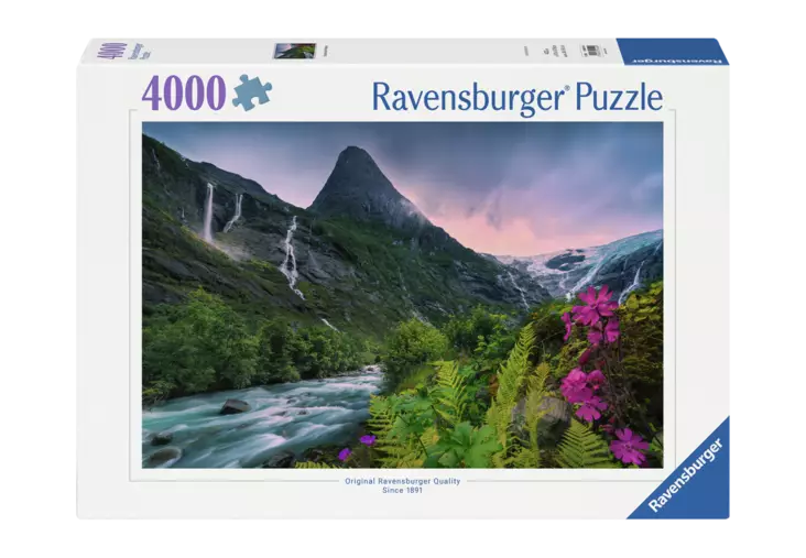Puzzle Stunning Mountain Vibes - Puslespill med 4000 brikker - 4005555008118 - 1