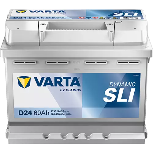 Käynnistysakku 60Ah Varta D24 - Auton akut - 4016987167588 - 1