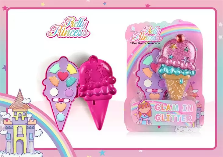 Lasten leikkimeikit jäätelöpaletissa - Lasten meikit - 6438484007408 - 1