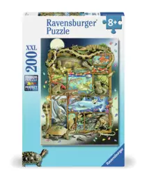 Palapeli Fish and Reptile Menagerie XXL - 200 palan palapelit - 4005555008668 - 1