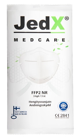 FFP2 Maske JedX 3 stk - Beskyttelsesutstyr - 6429810381019 - 1
