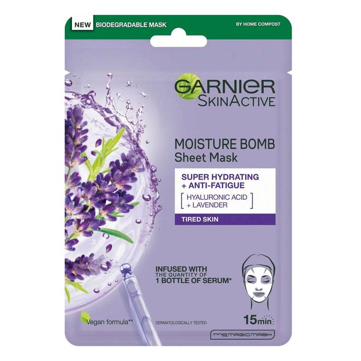 Garnier Moist Bomb kangasnaamio - Kasvonaamiot - 3600542066129 - 1