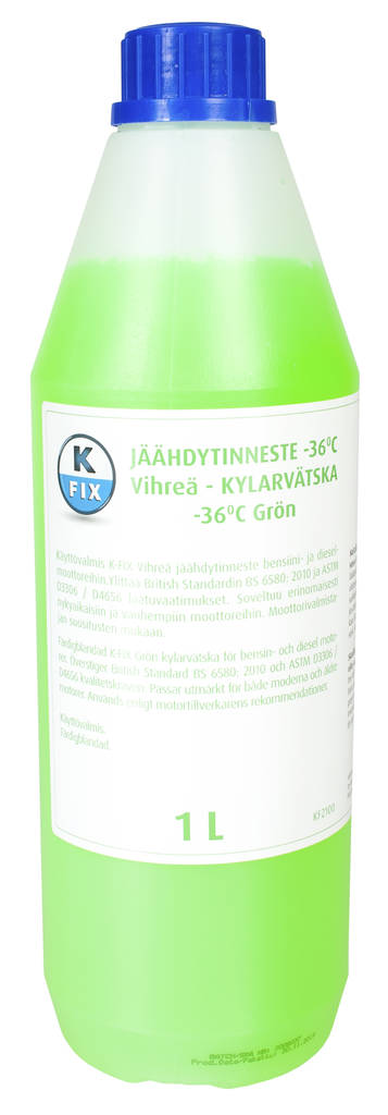 Kjølevæske Grønn 1L -36c° - Biltilsetningsstoffer - 4743042077789 - 1