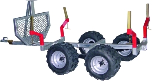 ATV tømmerhenger med demping - ATV-tilhengere - 6419773852039 - 1