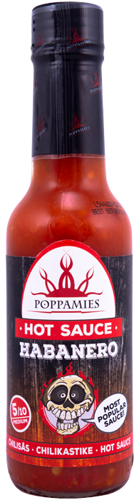 Poppamies Habanero Chilikastike 150ml - Kastikkeet ja öljyt - 6430034010579 - 1