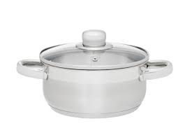 Stålkjele med glasslokk 2L. Maku Basic - Gryter og panner - 6410411821059 - 1