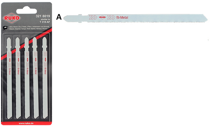 Kuviosahanterä BIM 24TPI/132MM/5KPL - Kuviosahanterät - 4007140075109 - 1