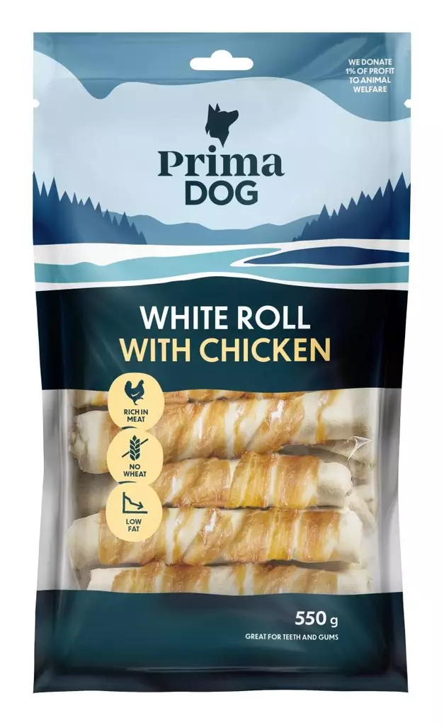 Prima Dog Kanapururulla Kanalla 13cm - Hund tyggebein - 6430056887609 - 1