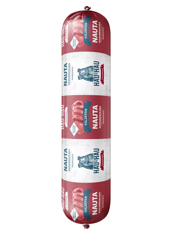 HHC Kornfri Hundepølse Storfe 350g - Hundemat - 6430069580689 - 1