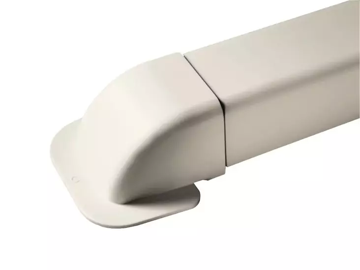 Asennuskanavan kulmaläpivienti 60x80 - Ilmalämpöpumppujen tarvikkeet - 6438056123819 - 1