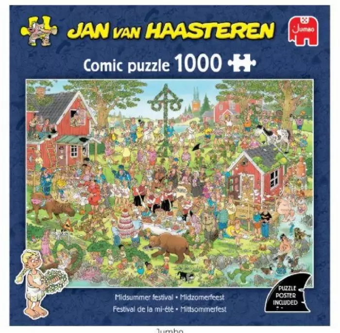 Palapeli Jan van Haasteren Midsummerfestival - 1000 brikkers puslespill - 8721017604389 - 1