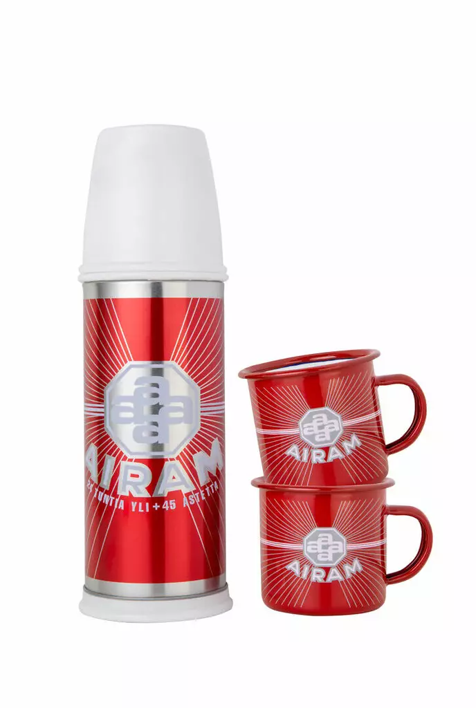 Airam klassikko Termospullo 0,45l +mukit - Termokset - 6435200308429 - 1