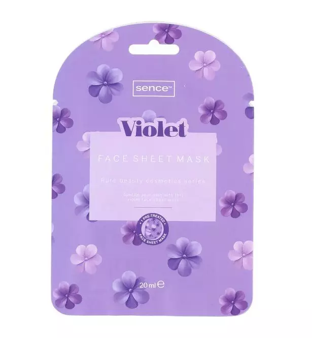 Kasvonaamio violetti 23ml - Ansiktsmasker - 8721073619839 - 1