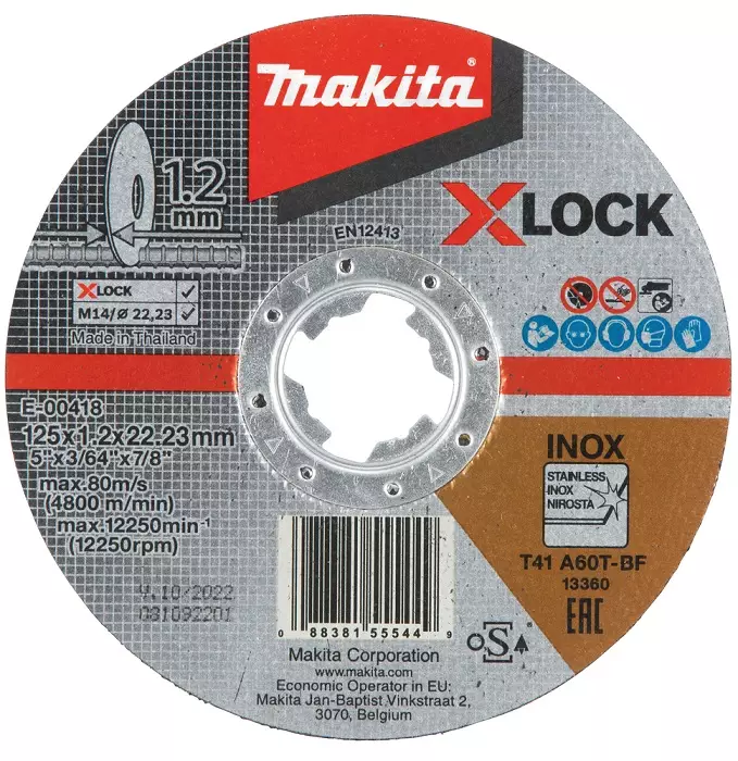Makita skjæreblad X-Lock - Skiver - 088381555449 - 1