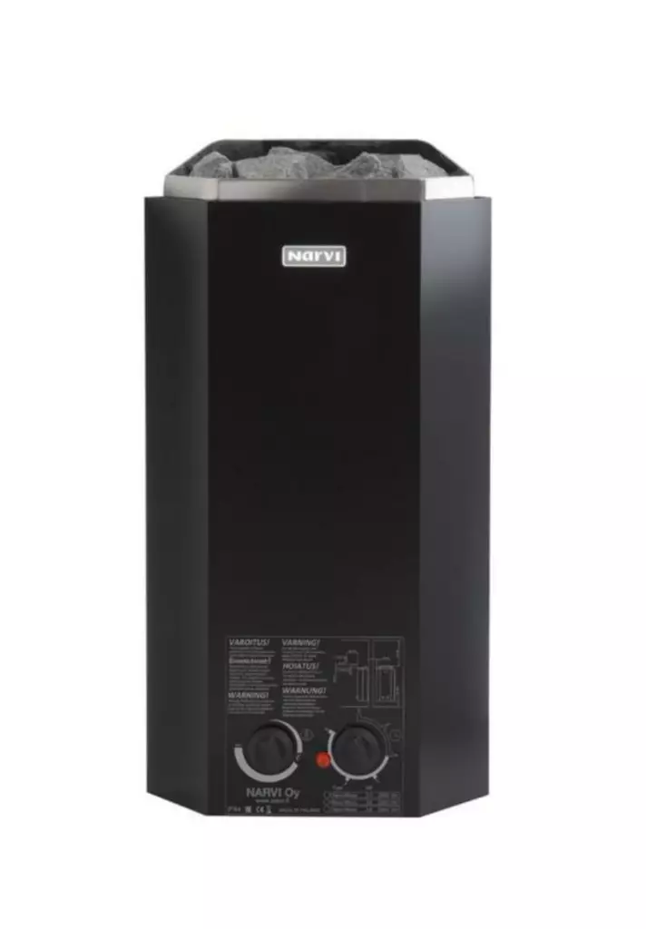 Sähkokiuas Narvi Minex 3,0 Kw Musta - Saunan sähkökiukaat - 6417810028119 - 1